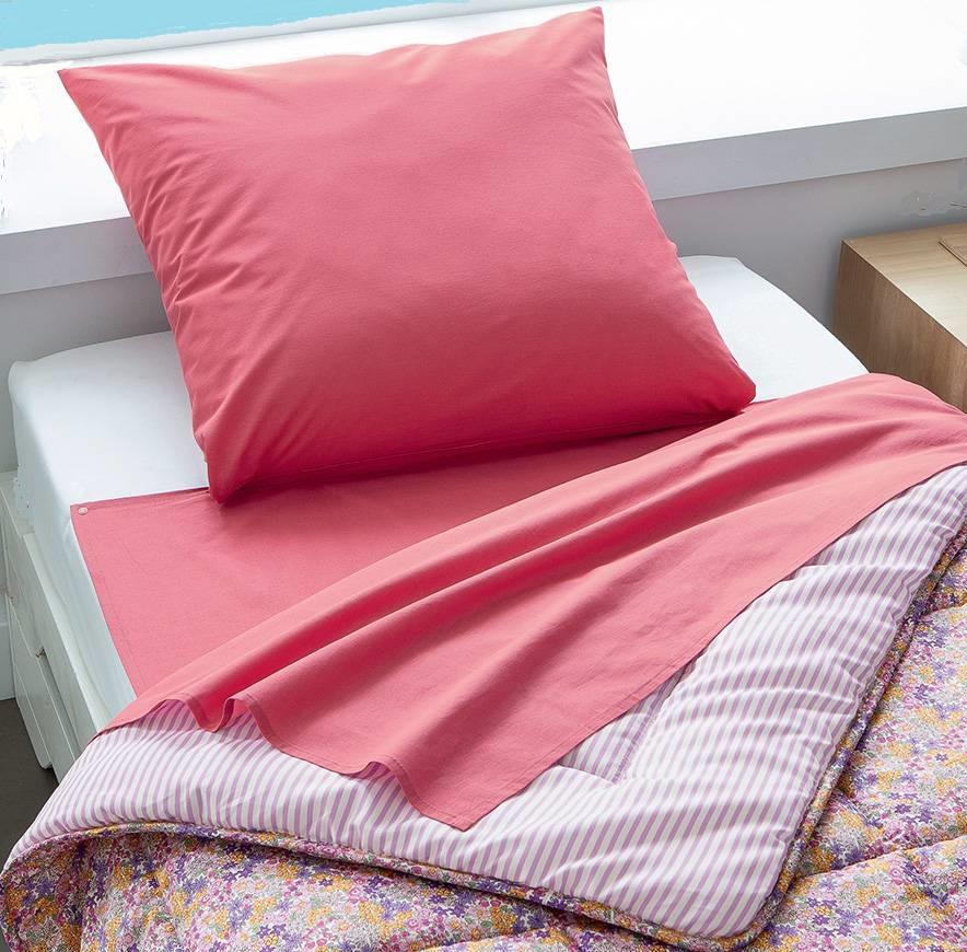 nightbag classique bois de rose en place lit 1 personne
