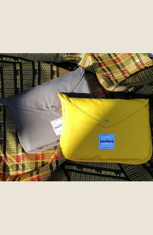 nightbag_percale_gris_ardoise_et_fleur_de_curry